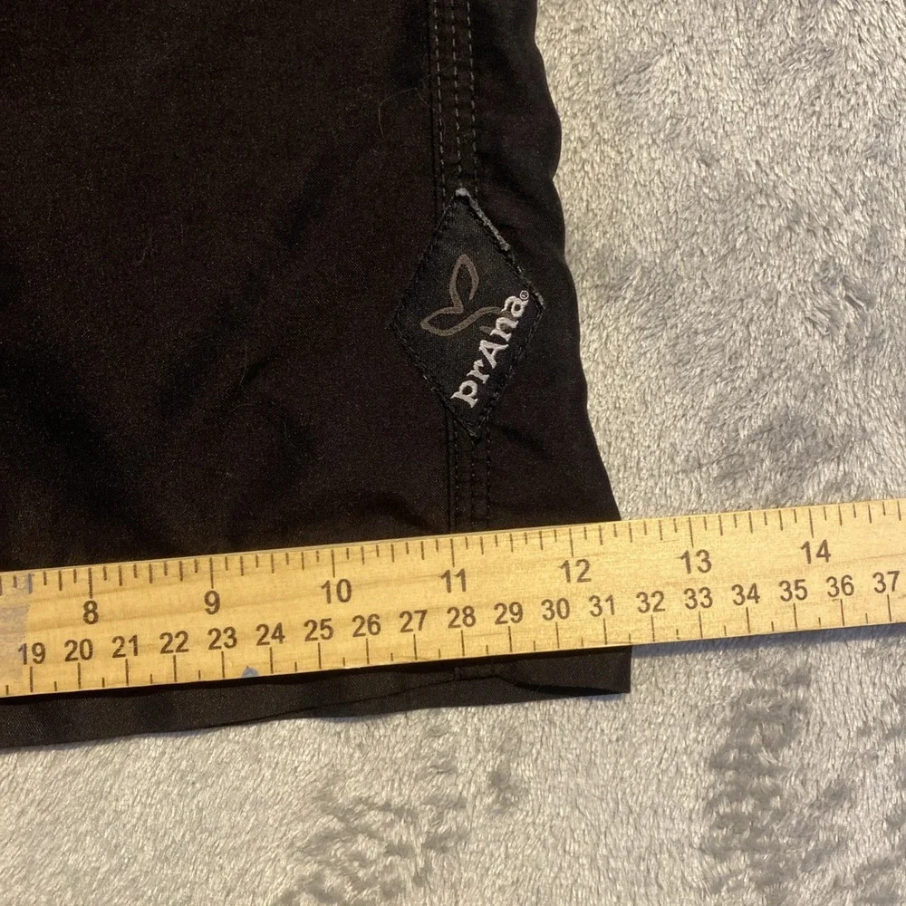Prana Shorts Mens Sz L Black Mojo Stretch Pull On Pockets‎ Athleisure Gorpcore - Picture 9 of 9